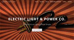 Desktop Screenshot of electriclight.com